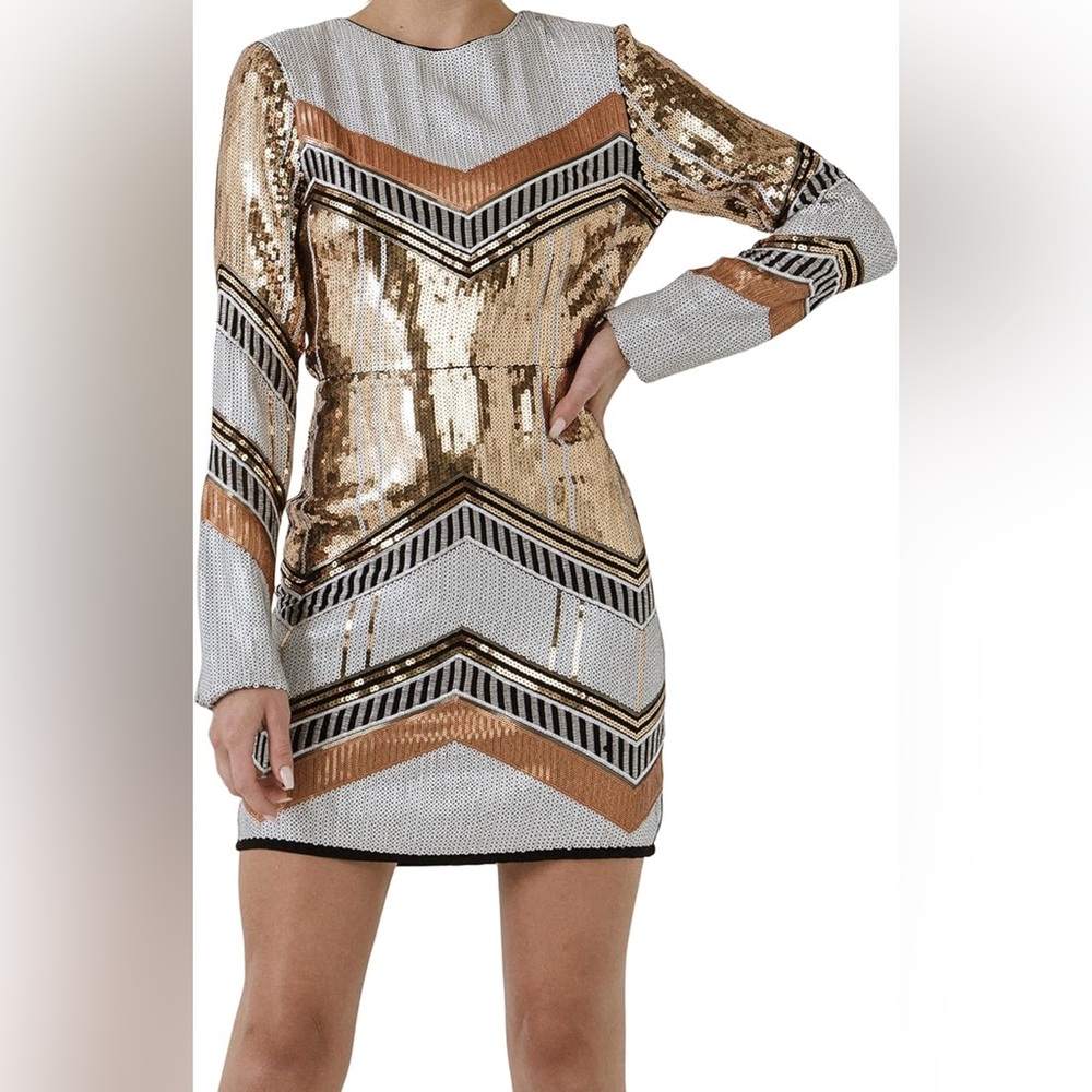 Endless Rose sequin mini dress